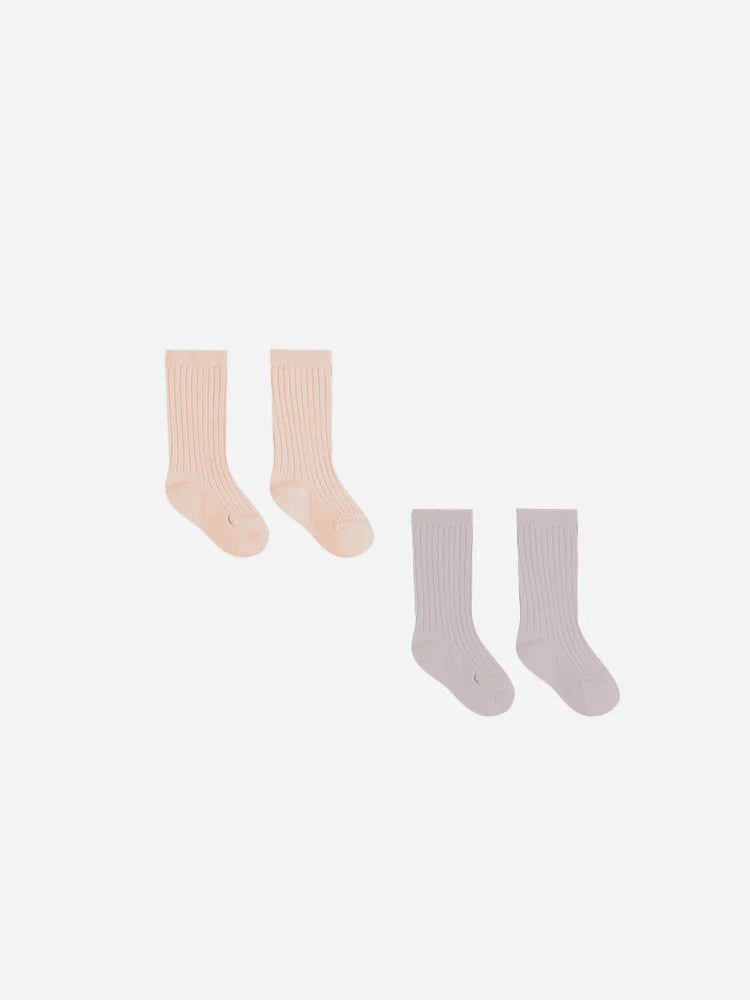 Socks Set | Melon, Lavender | Quincy Mae