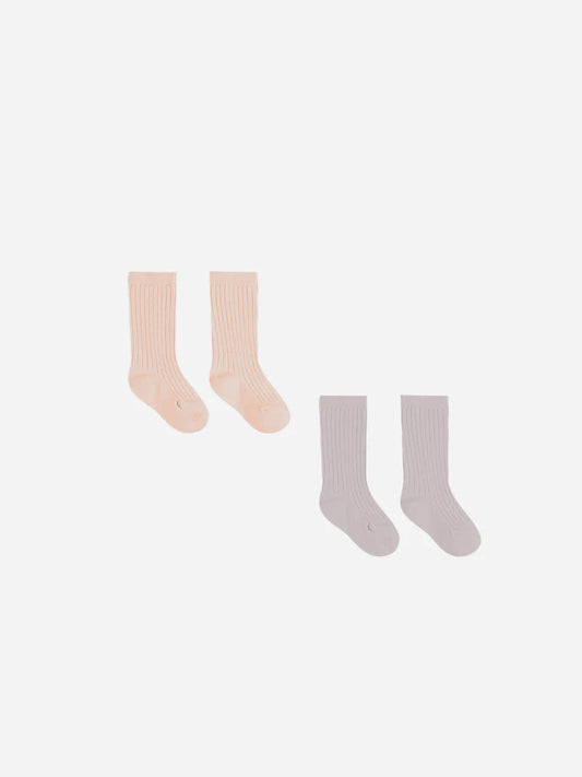 Socks Set | Melon, Lavender | Quincy Mae