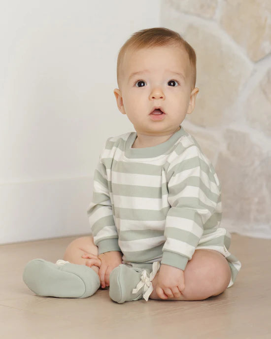 Baby Booties | Sage | Quincy Mae
