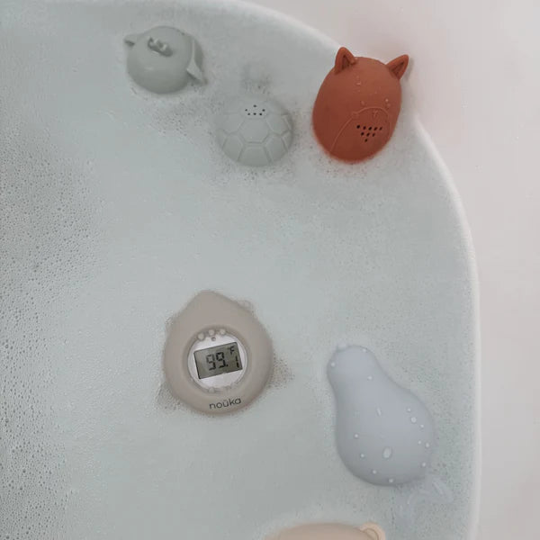 Bathtub Safety Thermometer Shark | Light Storm | Noüka