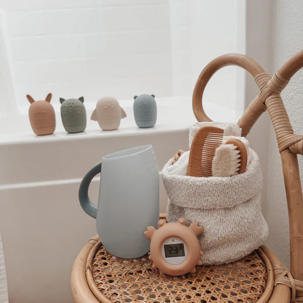 Bathtub Safety Thermometer Crab | Soft Blush | Noüka