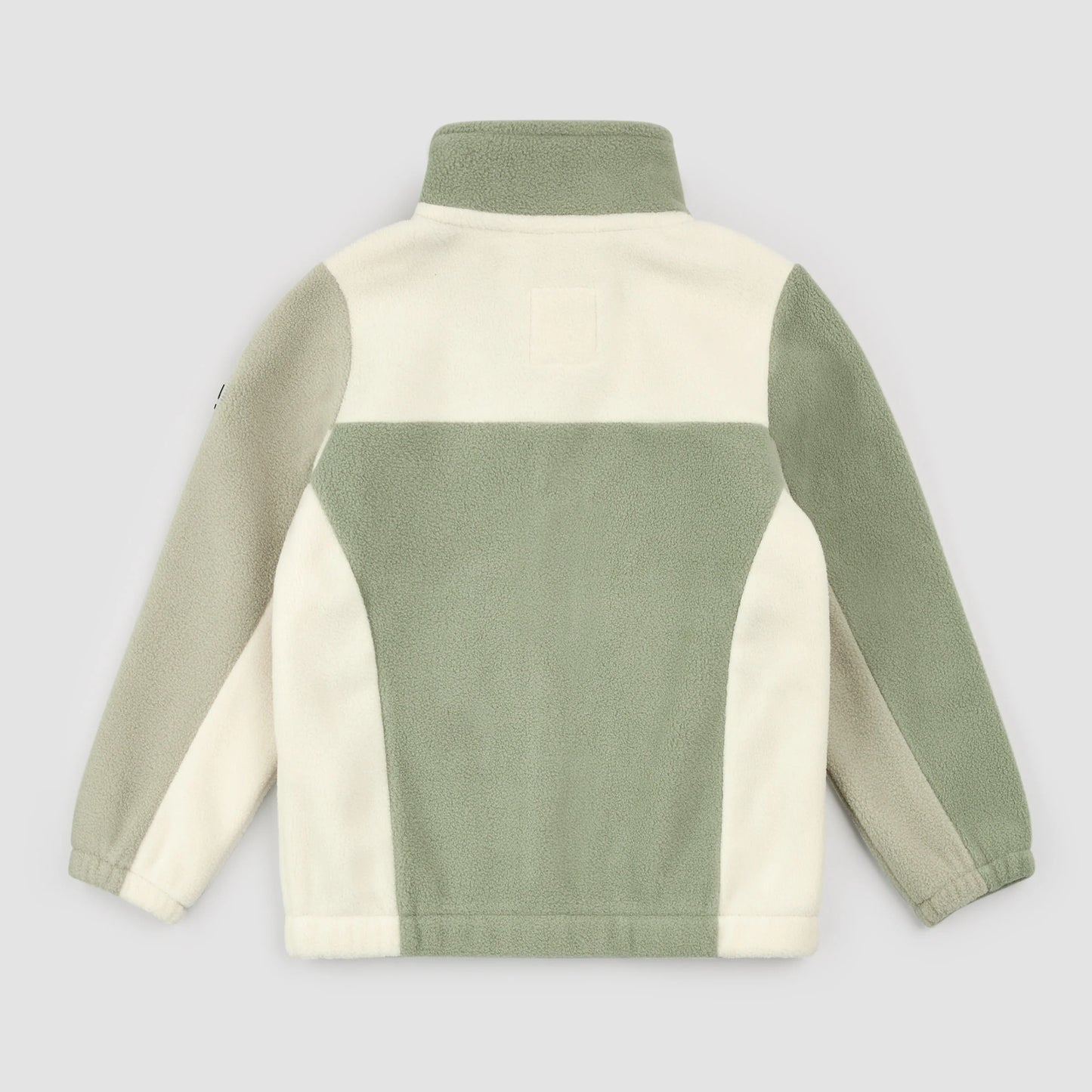 Fleece Jacket | Color Block on Sage | Miles the Label