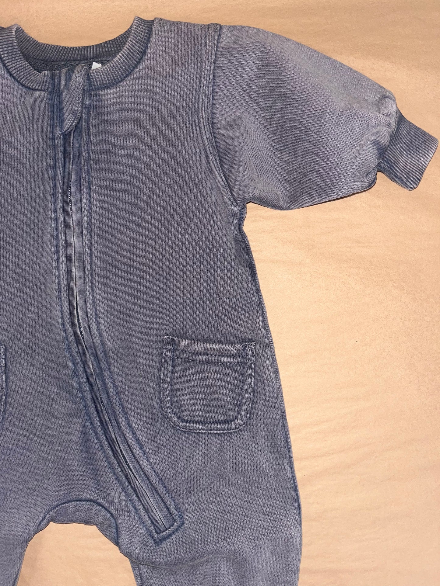 Organic Terry Growsuit | Twilight Blue | Wilson & Frenchy
