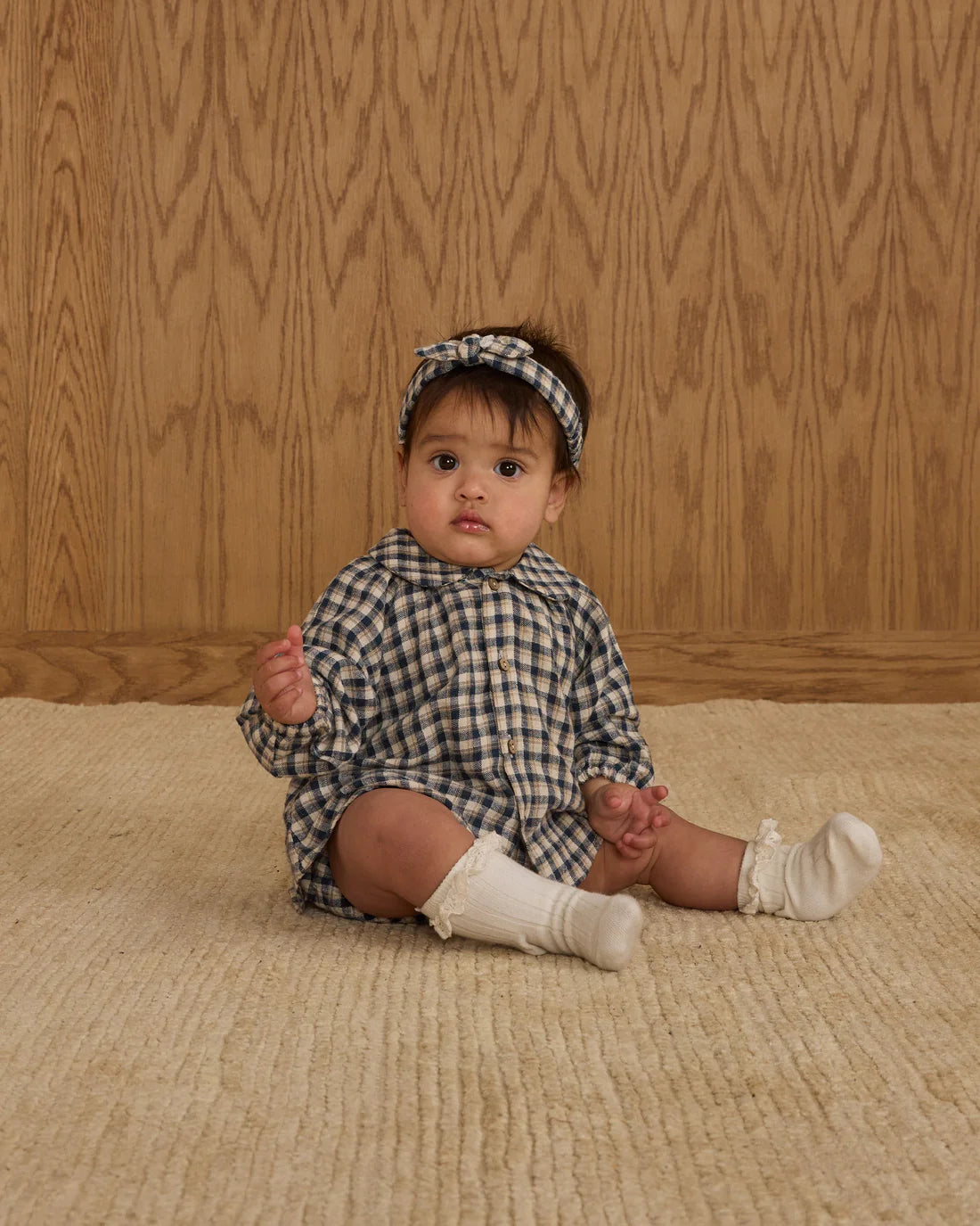 Nellie Set | Navy Check | Rylee & Cru