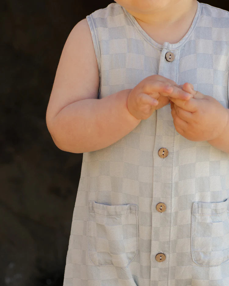 Woven Jumpsuit | Rylee & Cru | Blue Check