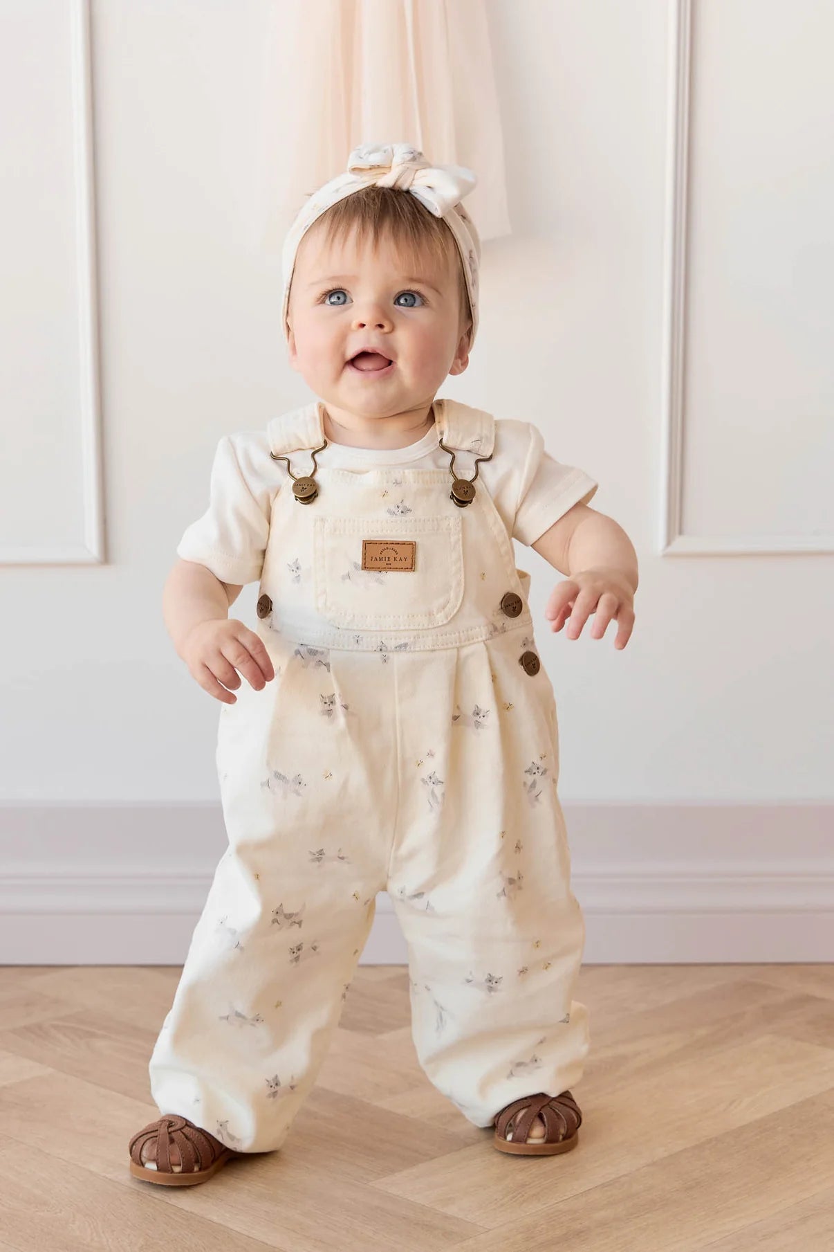 Aude Pima Cotton Tee - Whisper | Jamie Kay