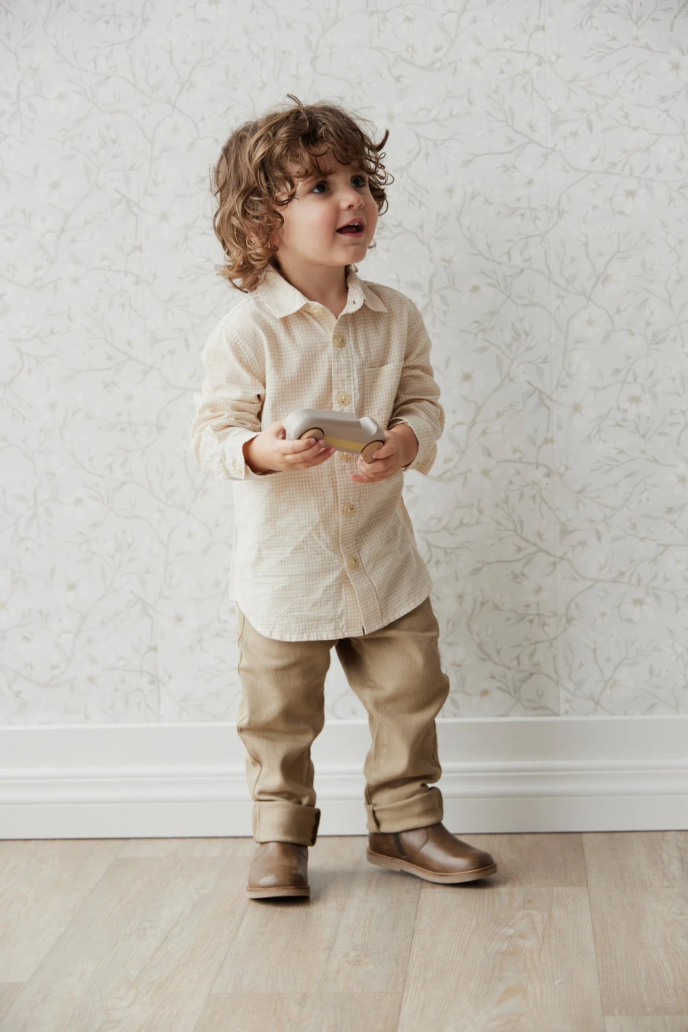 Austin Cotton Twill Pant | Jamie Kay | Woodsmoke