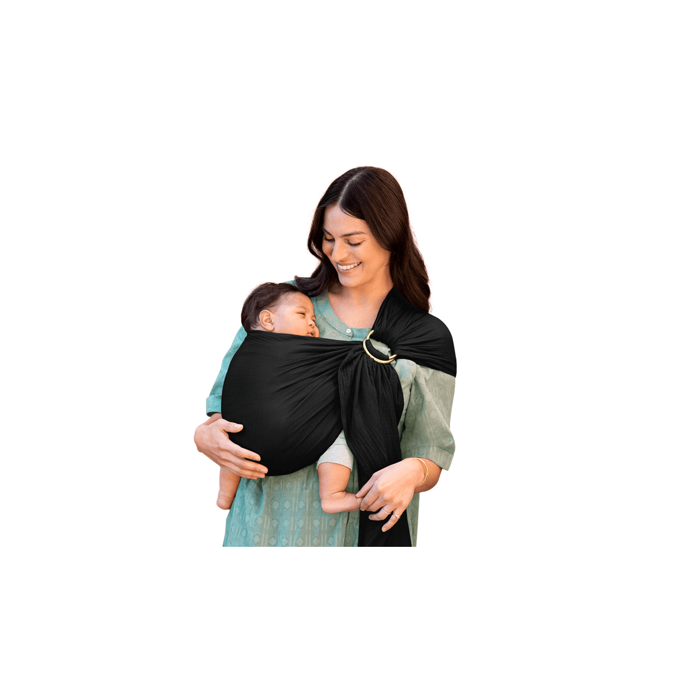 Ring Sling - Double Gauze - Onyx