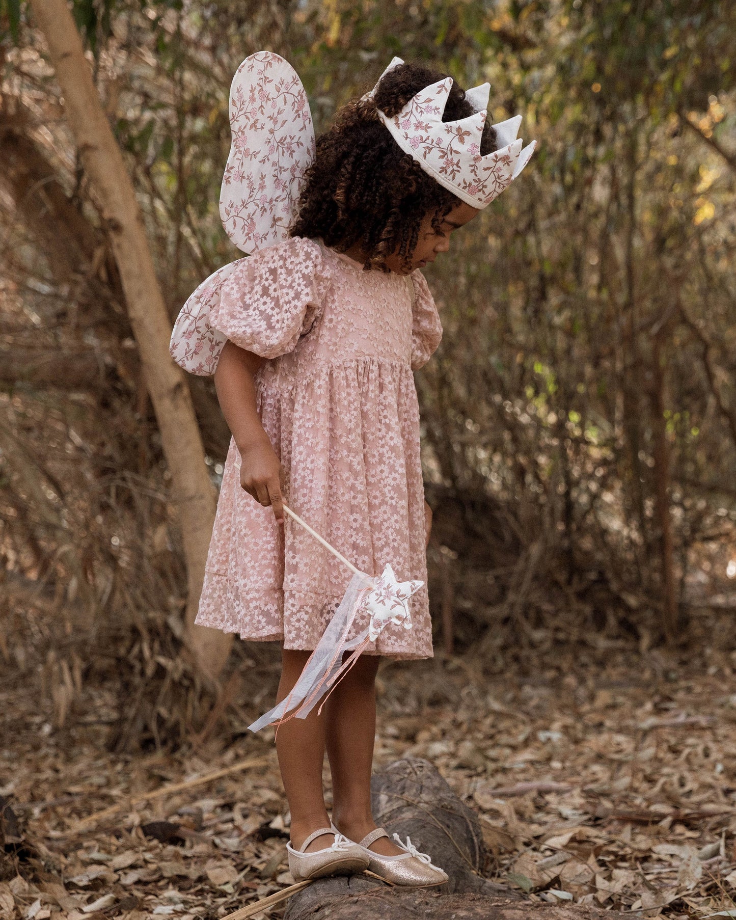 Luna Dress | Rose Embroidered Daisy | Noralee