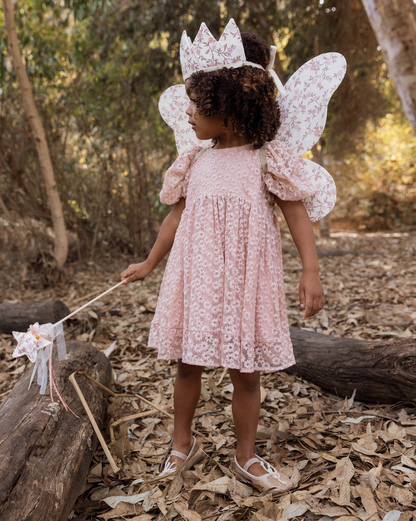 Luna Dress | Rose Embroidered Daisy | Noralee