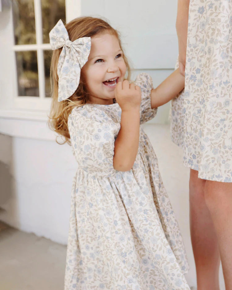 Luna Dress | Blue Garden | Noralee