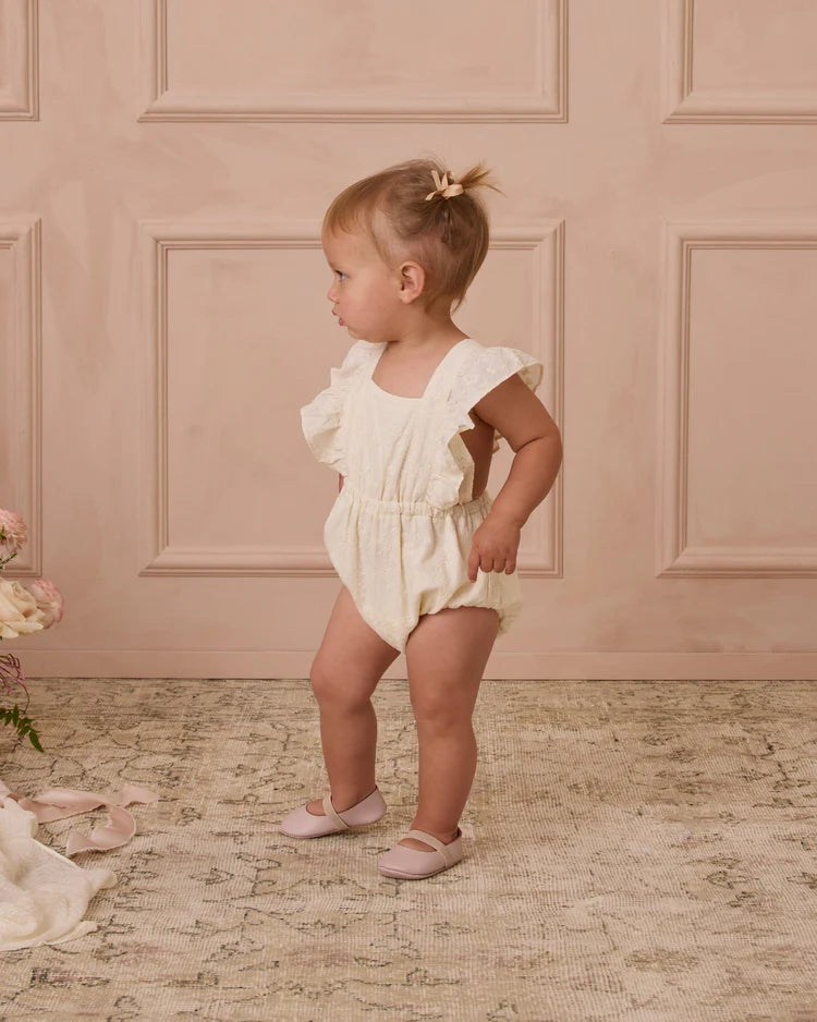 Lucy Romper | Ivory | Noralee