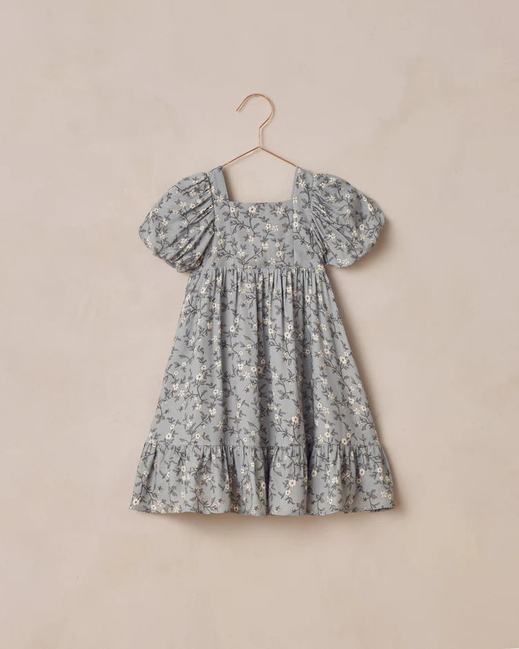 Augusta Dress | French Blue Floral | Noralee
