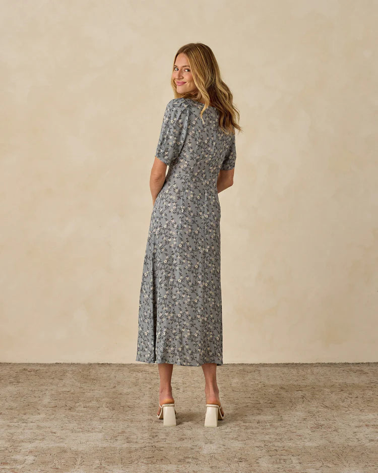 Violet Dress | French Blue Floral | Noralee