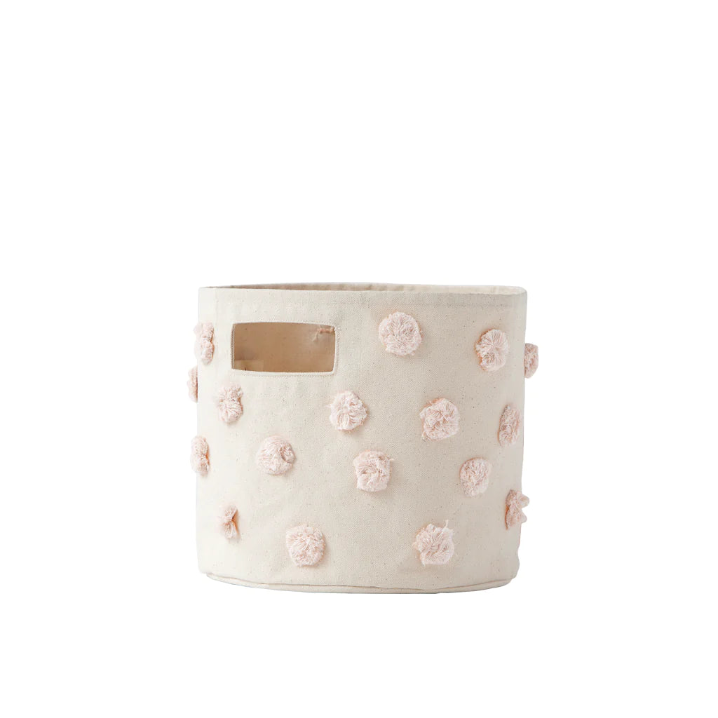 Pom Pom Basket - Pint - Blush | Pehr