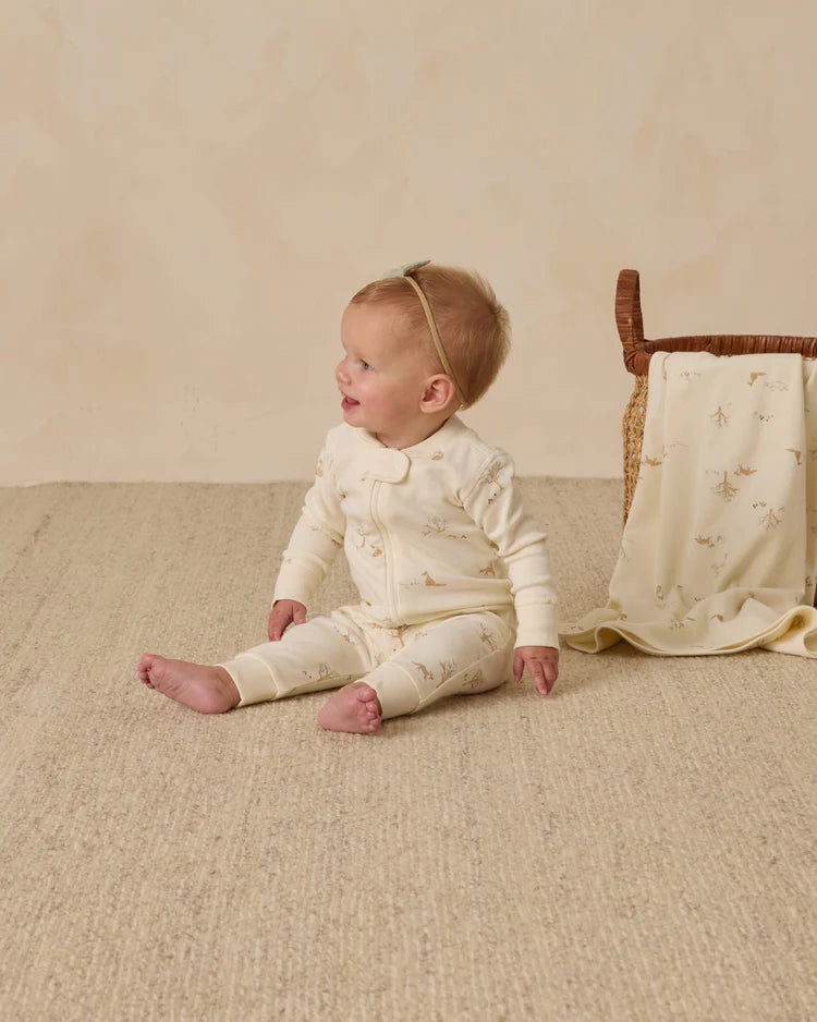 Zip Long Sleeve Sleeper | Fox Land | Quincy Mae