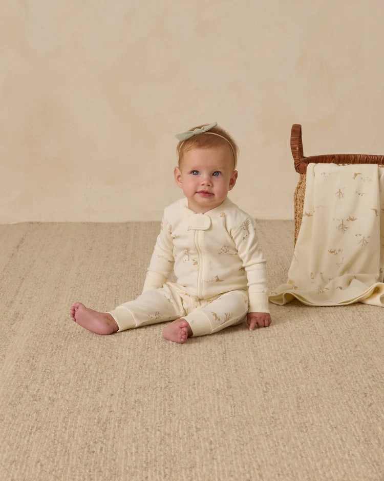 Zip Long Sleeve Sleeper | Fox Land | Quincy Mae