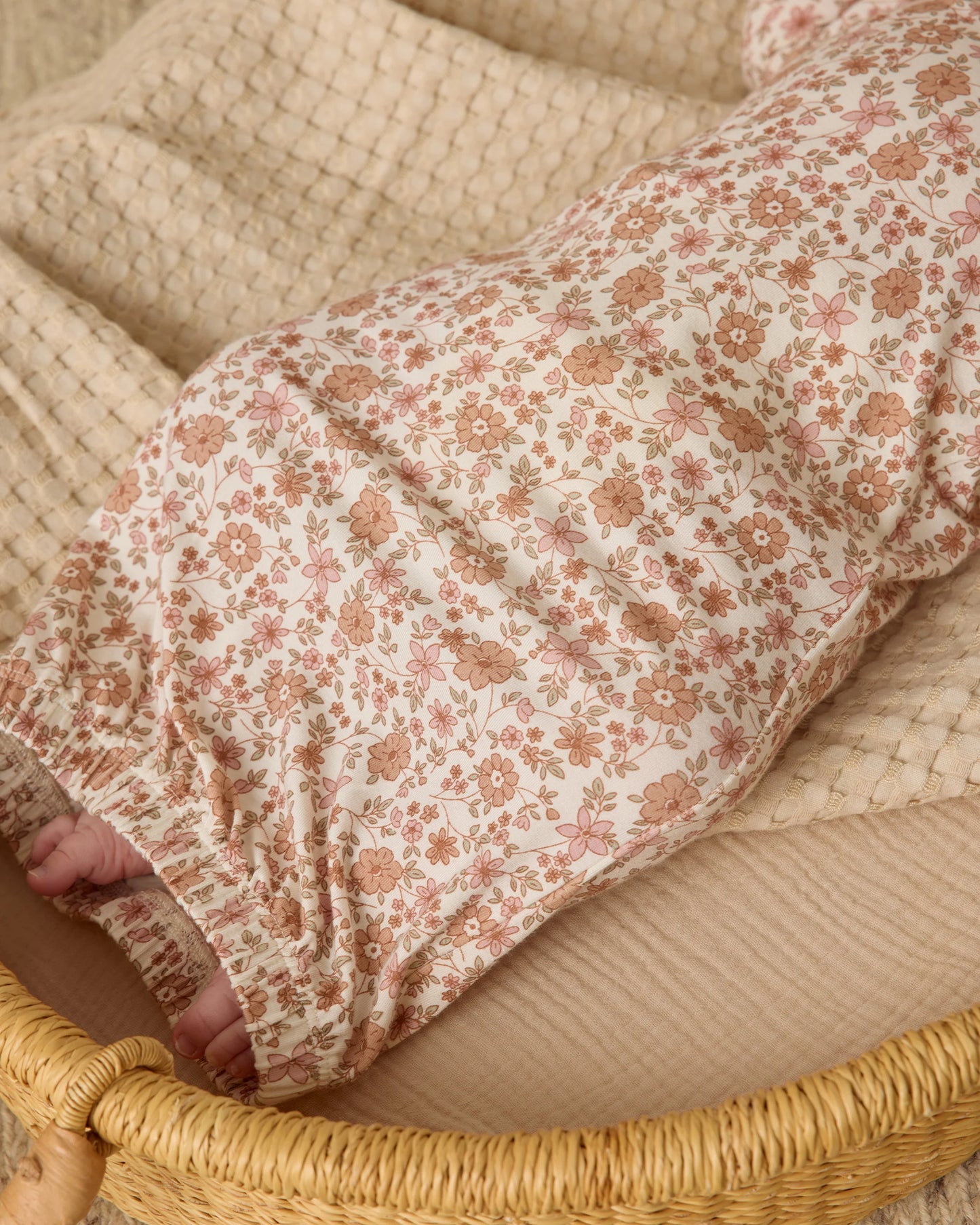 Bamboo Baby Gown + Hat Set | Bloom | Quincy Mae