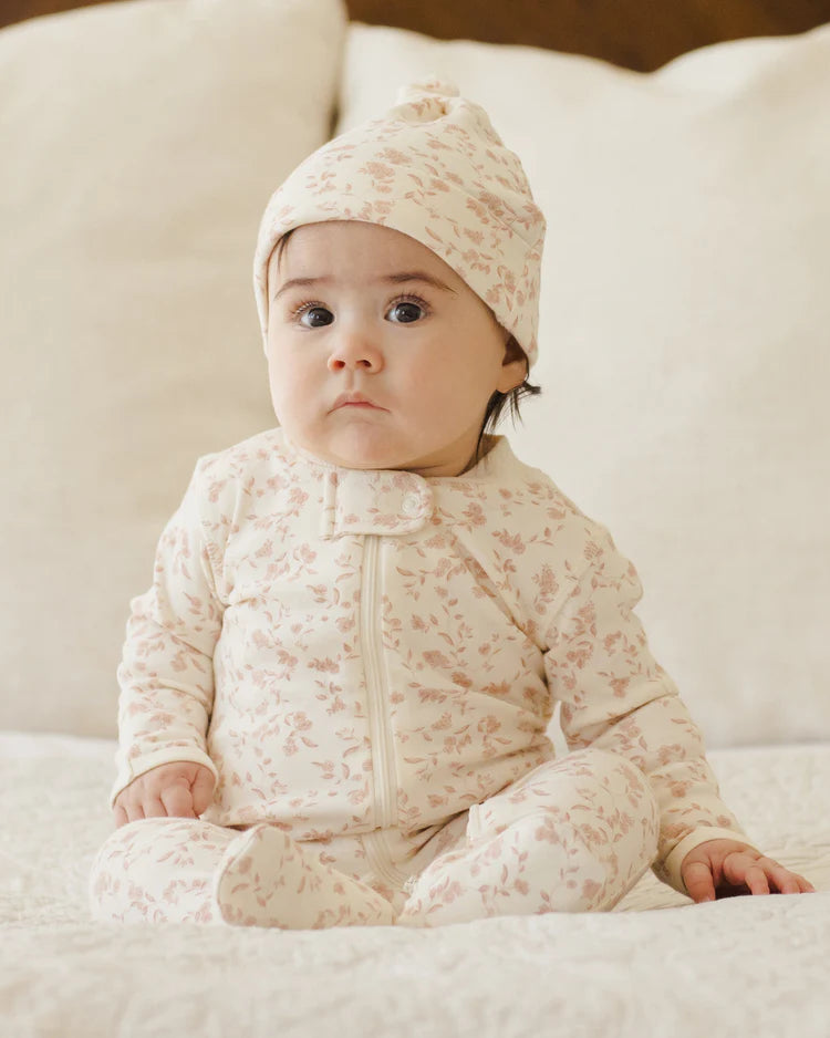 Zip Long Sleeve Sleeper Footie | French Garden | Quincy Mae