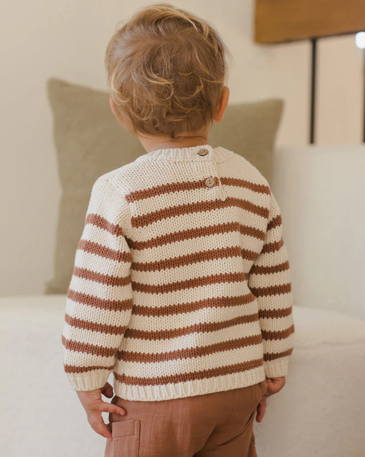 Rex Sweater | Cedar Stripe | Quincy Mae