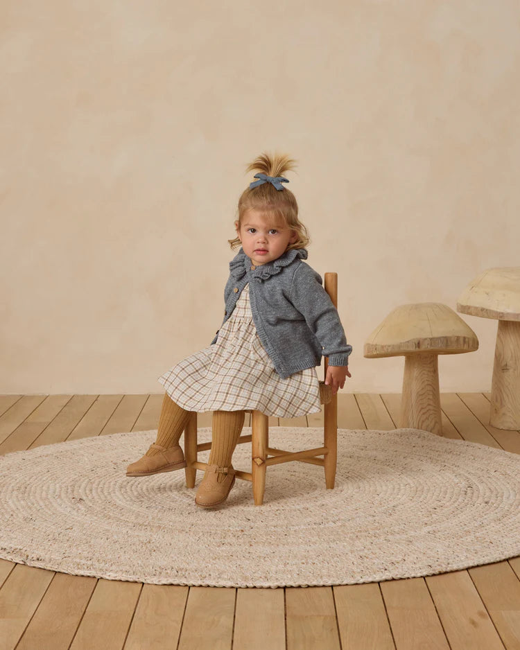 Simone Dress | Blue Plaid | Quincy Mae
