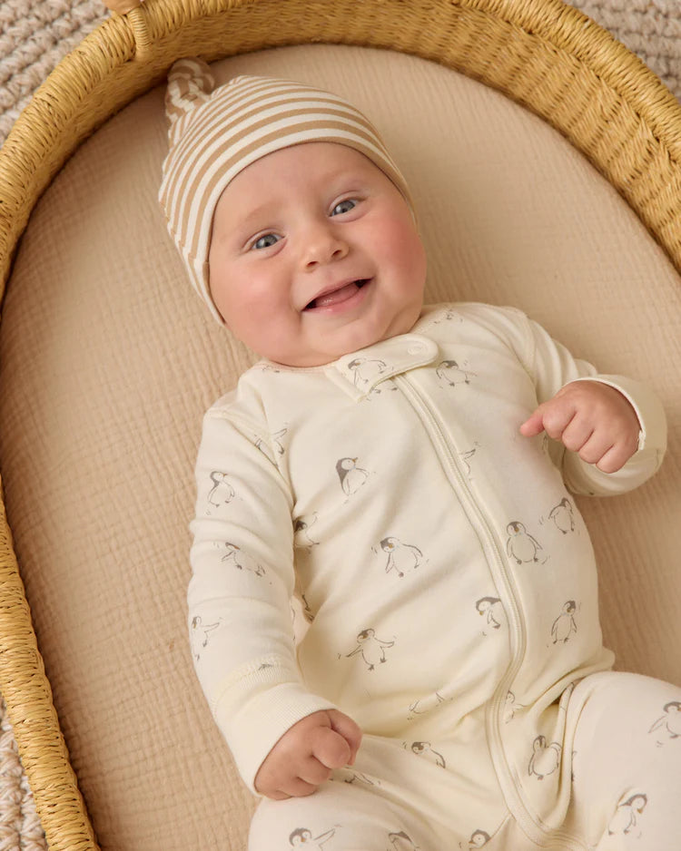 Zip Long Sleeve Sleeper | Penguins | Quincy Mae