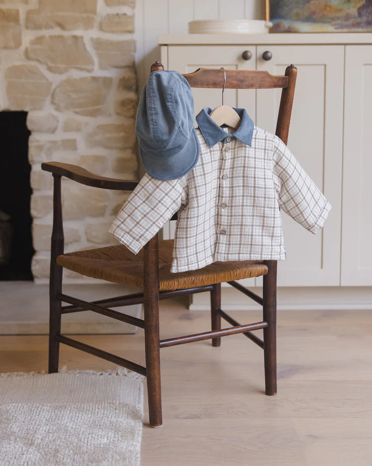 Ford Jacket | Blue Plaid | Quincy Mae