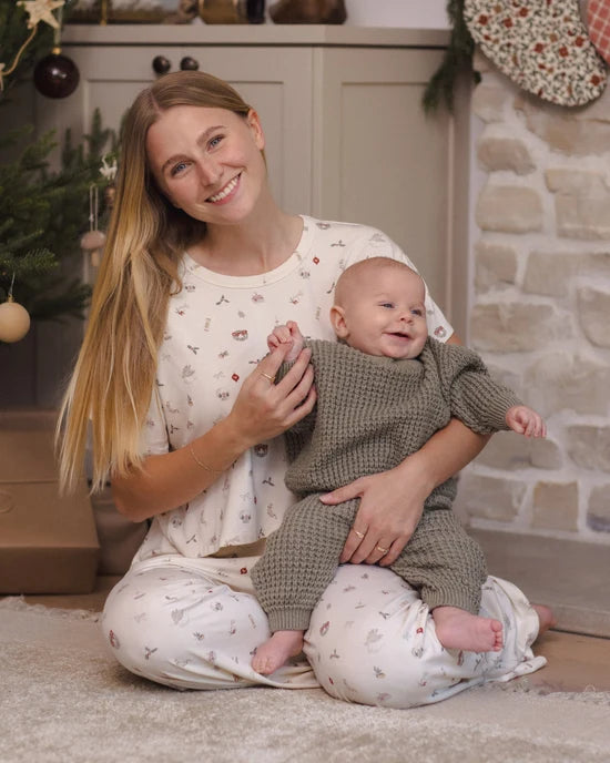 Chunky Knit Sweater | Spruce | Quincy Mae