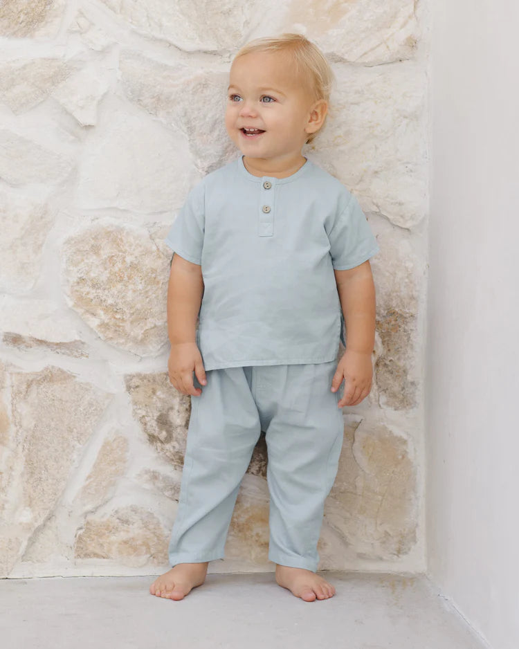 Chambray Pant | Chambray | Quincy Mae