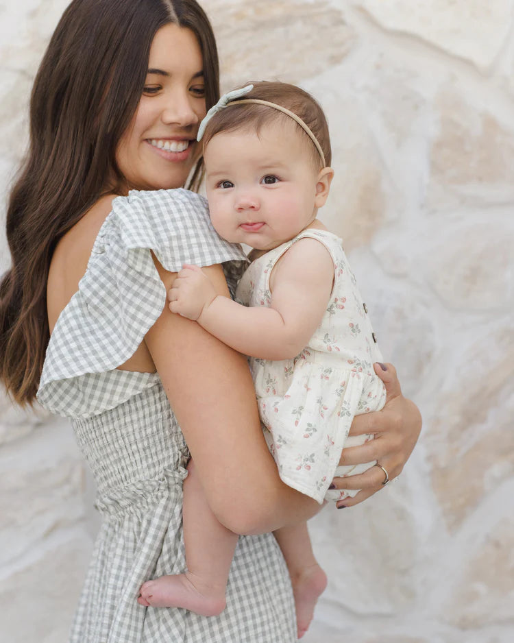 Skirted Tank Romper | Strawberries | Quincy Mae