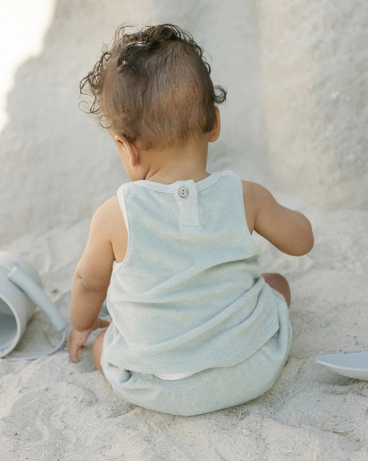 Terry Tank + Short Set | Sage | Quincy Mae