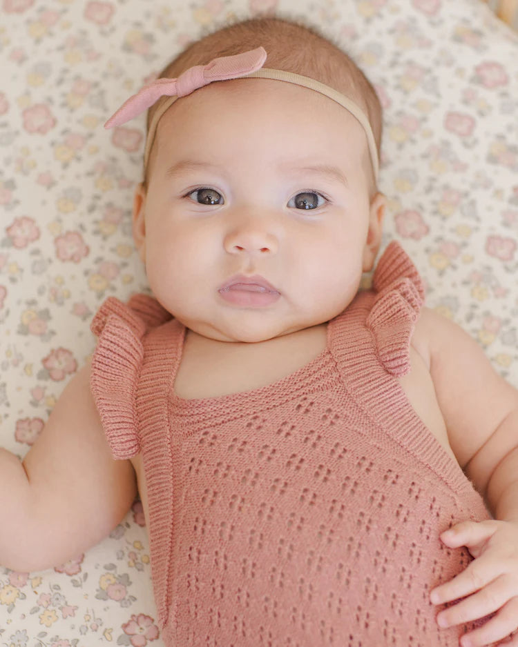 Little Knot Headband | Lipstick | Quincy Mae