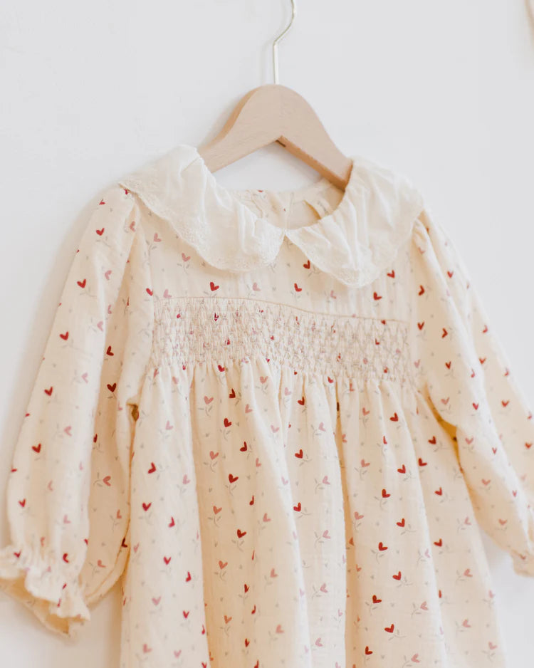 Callie Dress | Quincy Mae | Heart Ditsy