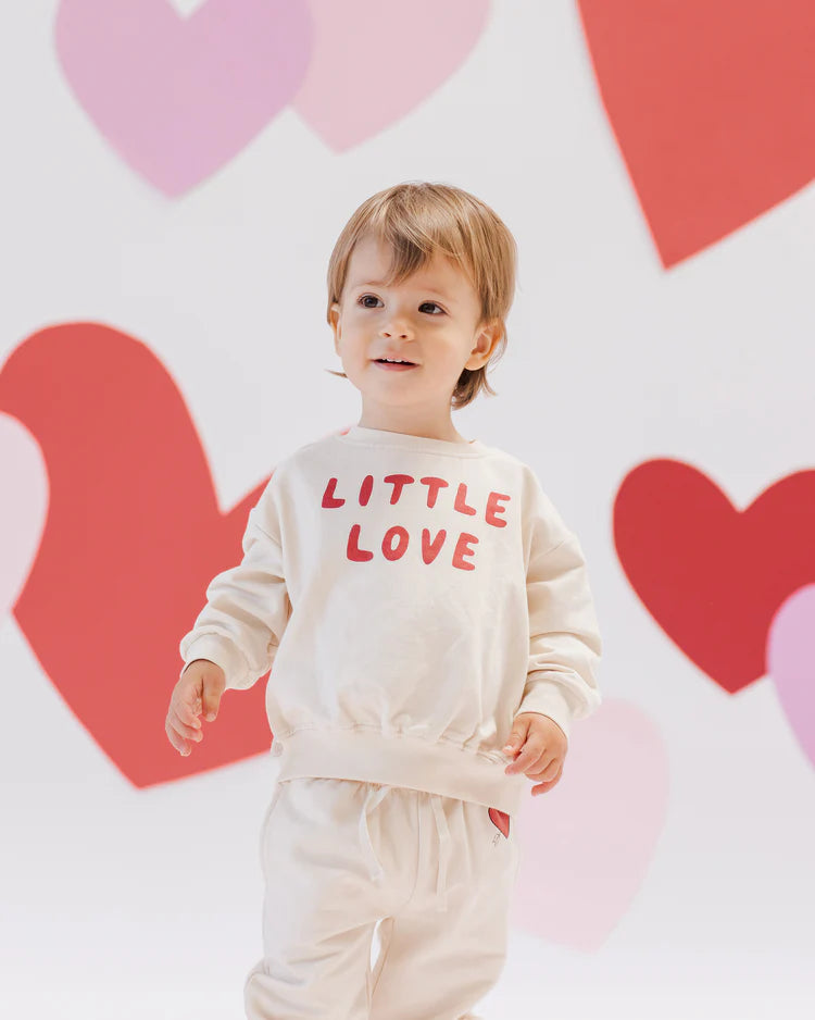 Relaxed Fleece Sweatshirt | Quincy Mae | Little Love