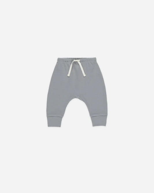 Drawstring Pant | Blue | Quincy Mae