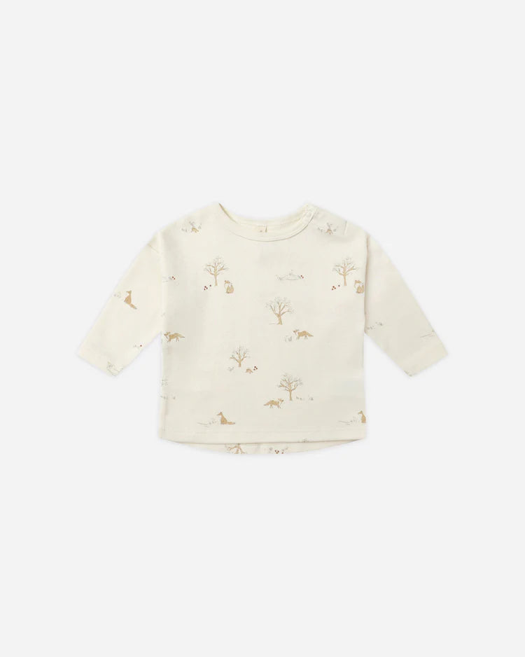 Long Sleeve Tee | Fox Land | Quincy Mae
