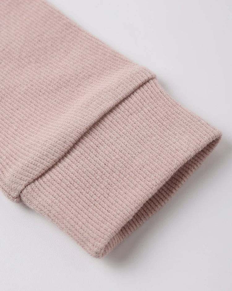 Ribbed Legging | Blush | Quincy Mae
