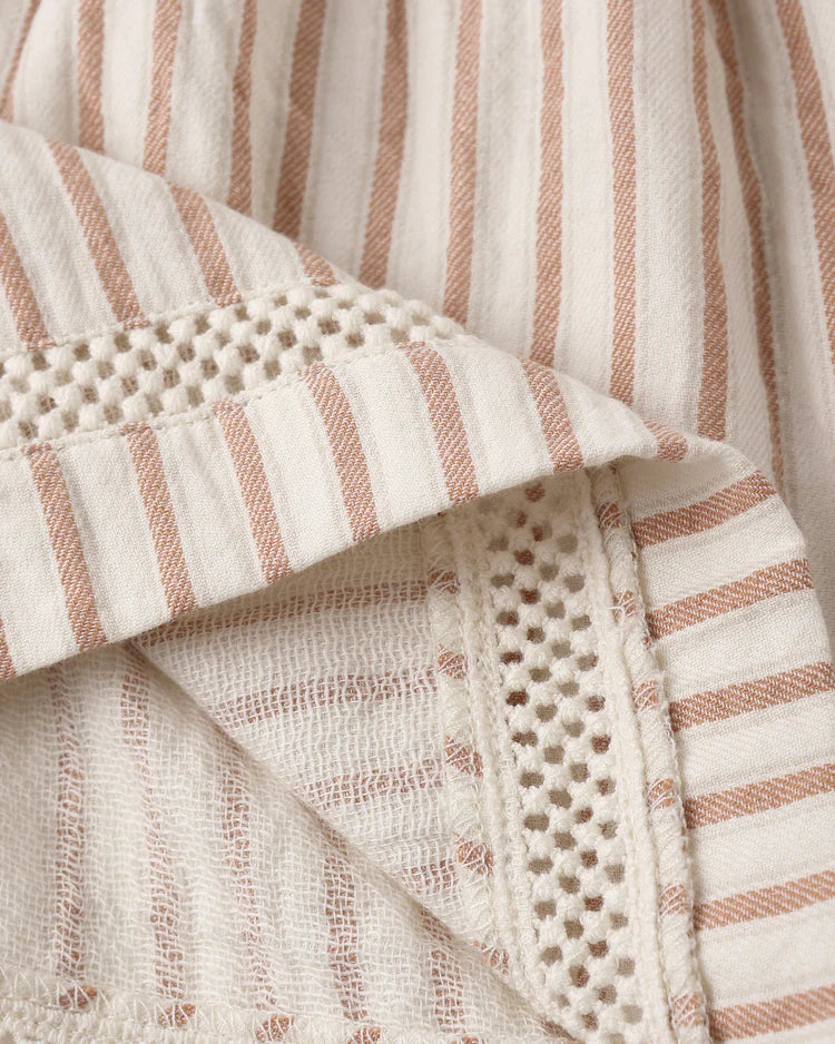 Ruffle Tank Dress | Vintage Stripe | Quincy Mae