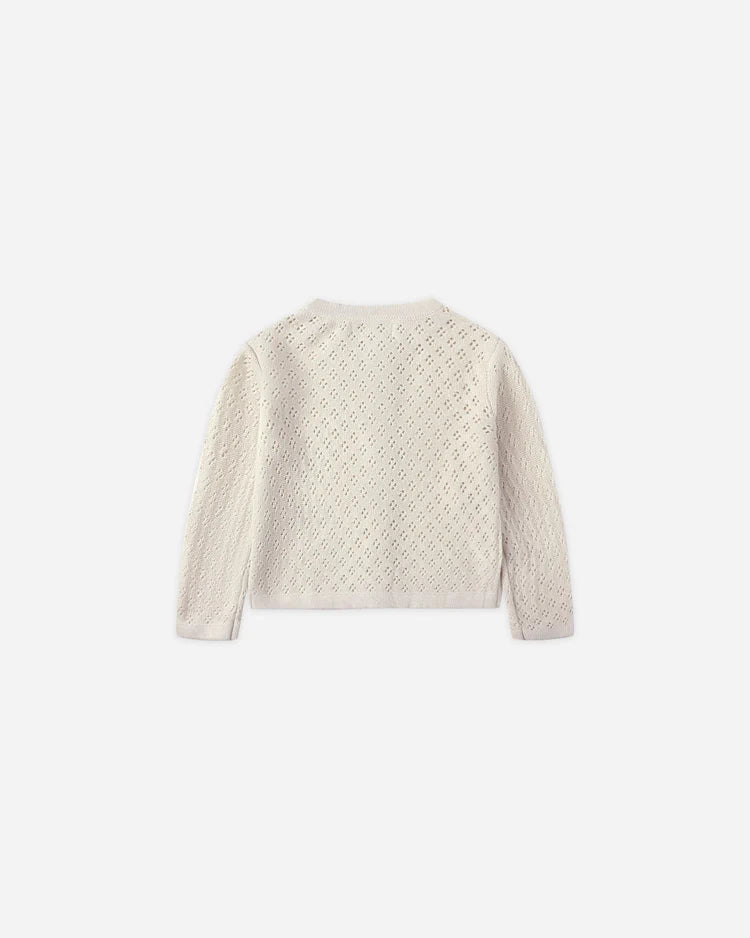 Knit Cardigan | Natural | Quincy Mae