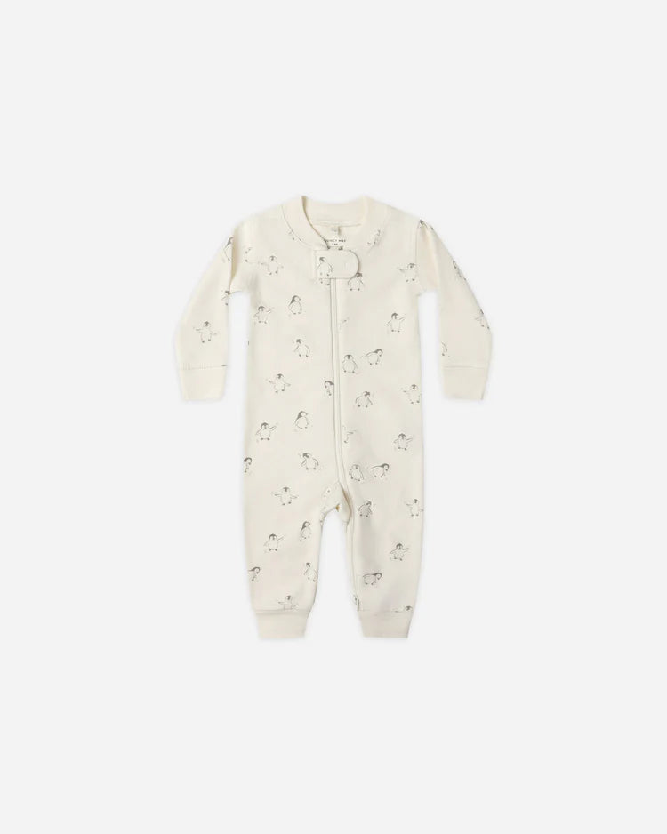 Zip Long Sleeve Sleeper | Penguins | Quincy Mae