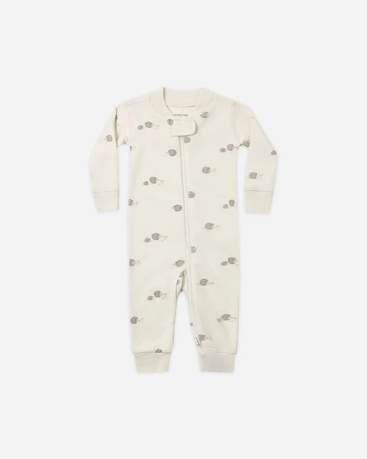 Zip Long Sleeve Sleeper | Hedgehog | Quincy Mae