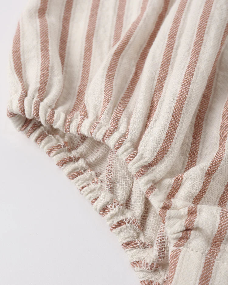 Bonnie Romper | Vintage Stripe | Quincy Mae