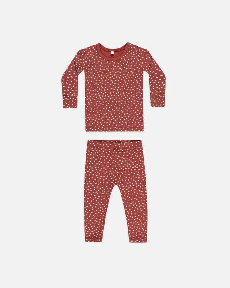 Bamboo Pajama Set | Quincy Mae | Tiny Hearts