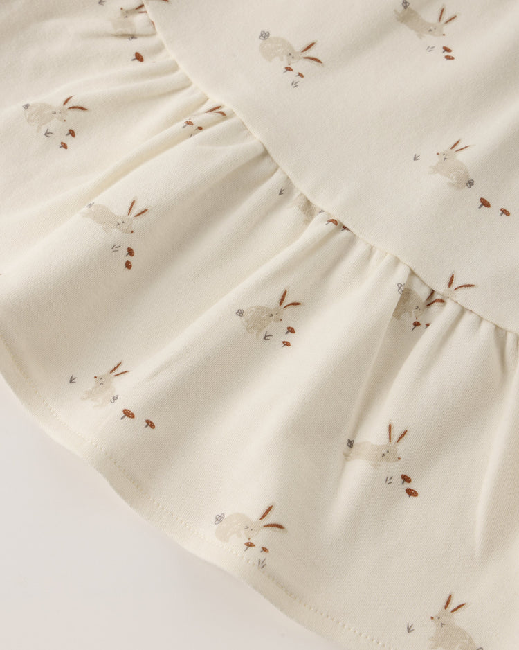 Tiered Jersey Dress | Bunnies | Quincy Mae