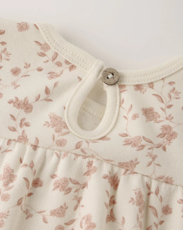 Tiered Jersey Dress | French Garden | Quincy Mae