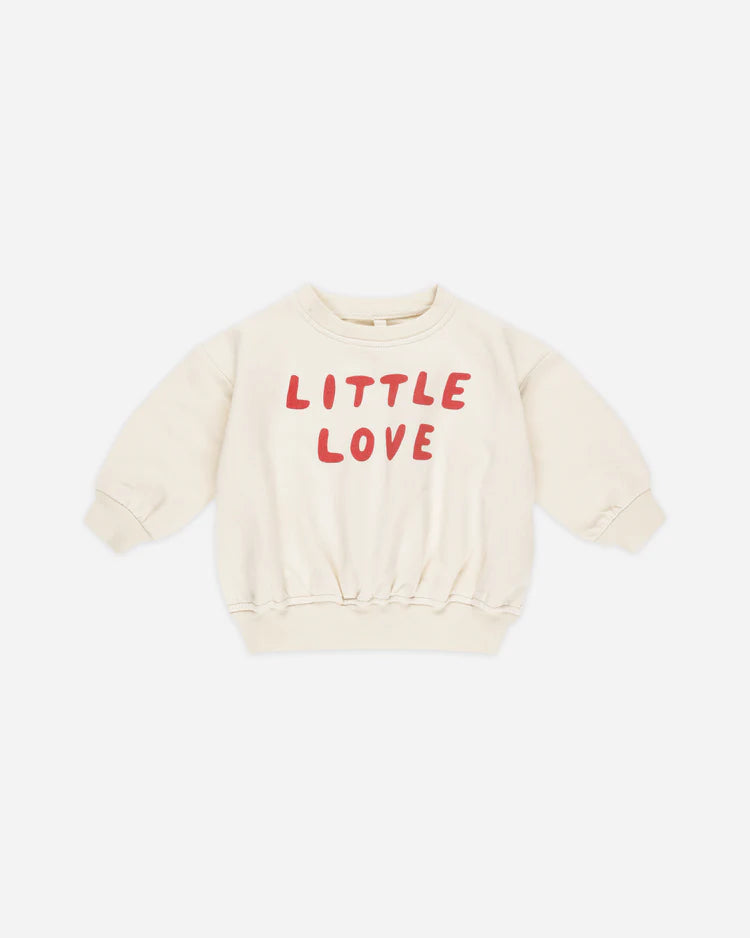 Relaxed Fleece Sweatshirt | Quincy Mae | Little Love