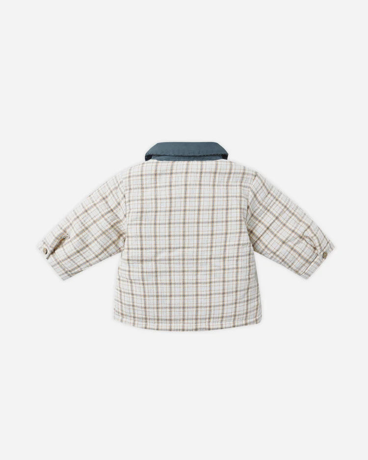 Ford Jacket | Blue Plaid | Quincy Mae