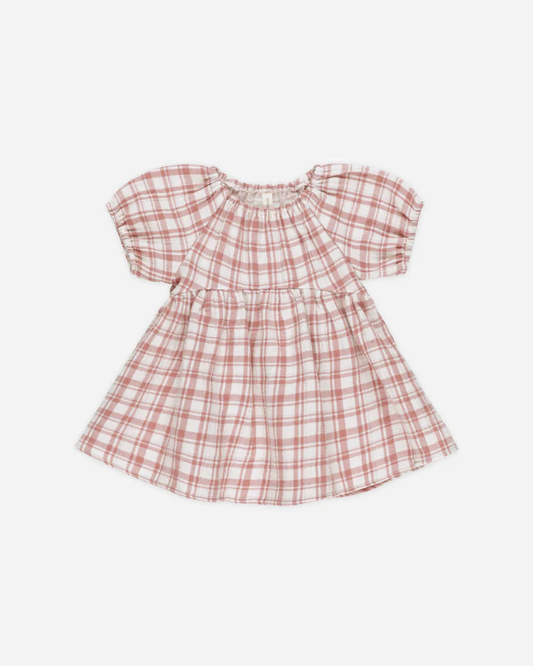 Bella Dress | Pink Plaid | Quincy Mae