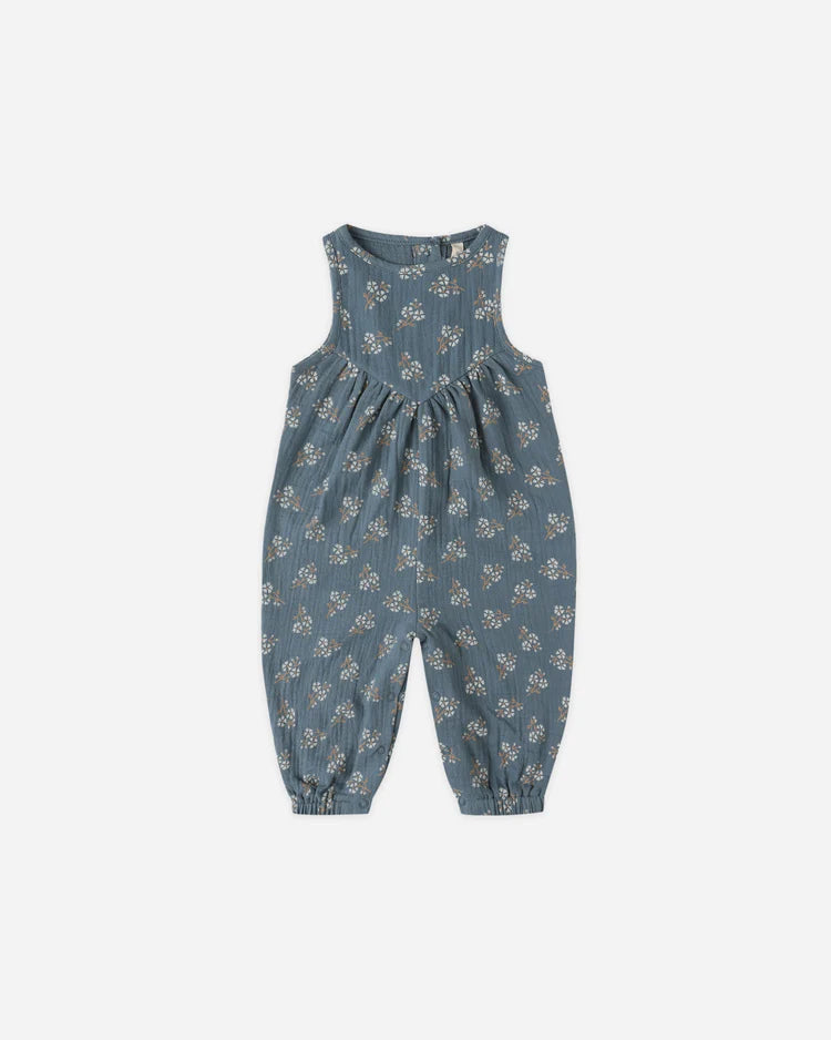 Maisie Overall | Blue Floral | Quincy Mae
