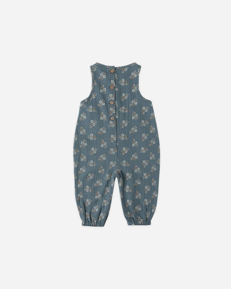 Maisie Overall | Blue Floral | Quincy Mae